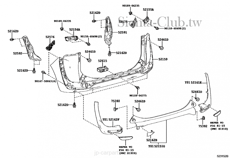 日規後保桿零件圖